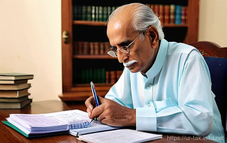퇴직금 세금 계산법 - **Prompt 1: Understanding Retirement Finances in Pakistan**
    An elderly Pakistani man in his late...